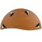 Flash Furniture Half Round 30 W, 60 L, 25.25 H, Chrome, Laminate, Particleboard, Steel, Grey XU-A60-HCIRC-GY-T-P-GG - alternate 3